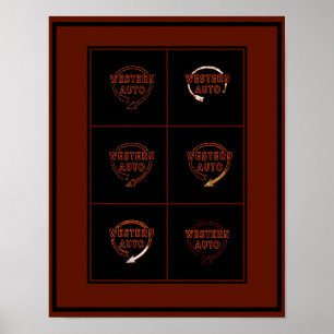 Western Auto Building Sign, Kansas City, Missouri Poster