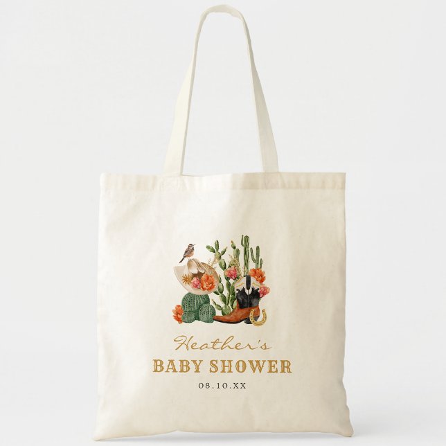 Western Baby Shower Tote Bag (Boho Western Baby Shower Tote Bag by Painted Paperie
)