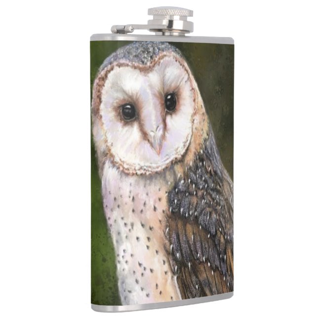 Western Barn Owl Flask (Right)