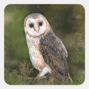 Western Barn Owl Sticker