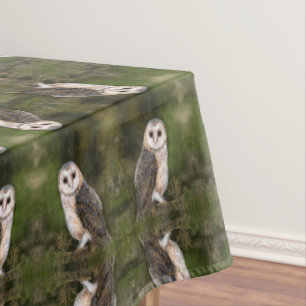 Western Barn Owl Tablecloth