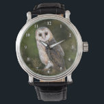 Western Barn Owl Watch<br><div class="desc">Western Barn Owl Watches MIGNED Painitng Design</div>