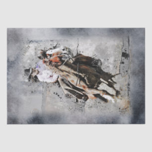 Western Barrel Racing Cowgirl Tissue Paper