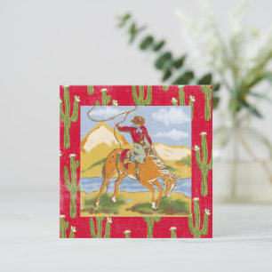 Western Birthday Party Cowboy Invitation Wild West