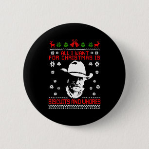 Western Biscuits And S Christmas Quote 6 Cm Round Badge