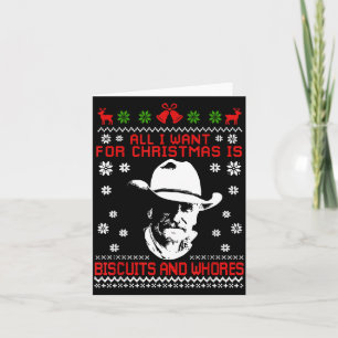 Western Biscuits And S Christmas Quote Card