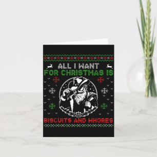 Western Biscuits And S Christmas Quote Card