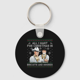 Western Biscuits And S Christmas Quote  Key Ring