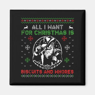 Western Biscuits And S Christmas Quote  Magnet