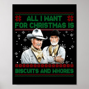 Western Biscuits And S Christmas Quote  Poster