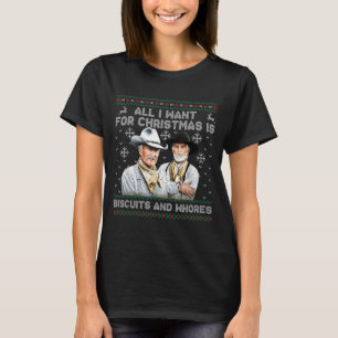 Western Biscuits And S Christmas Quote  T-Shirt