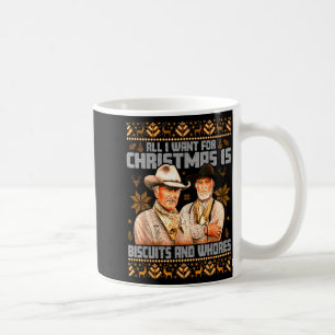 Western Biscuits And S Christmas Ugly  Coffee Mug