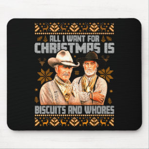 Western Biscuits And S Christmas Ugly Mouse Mat