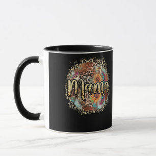 Western Bleached Turquoise Cowgirl Rodeo Mama Mug