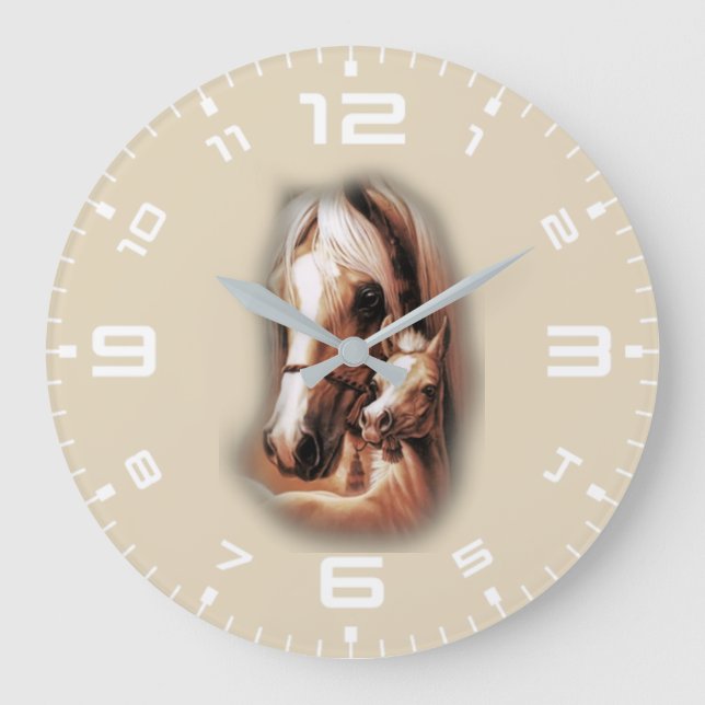 Western Blondes Large Clock (Front)