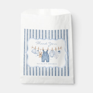 Western Blue Jean Baby Thank You Favour Bags