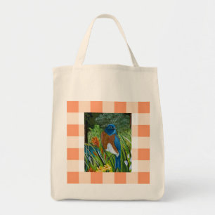 Western Bluebird Mini Tote Bag