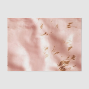 Western Blush Pink Faux Cowhide Bridal Shower Tissue Paper