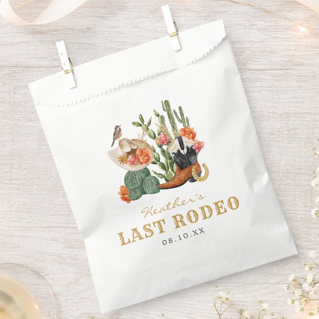 Western Boho Favour Bags (Western Theme Boho Favor Bag by Painted Paperie
)