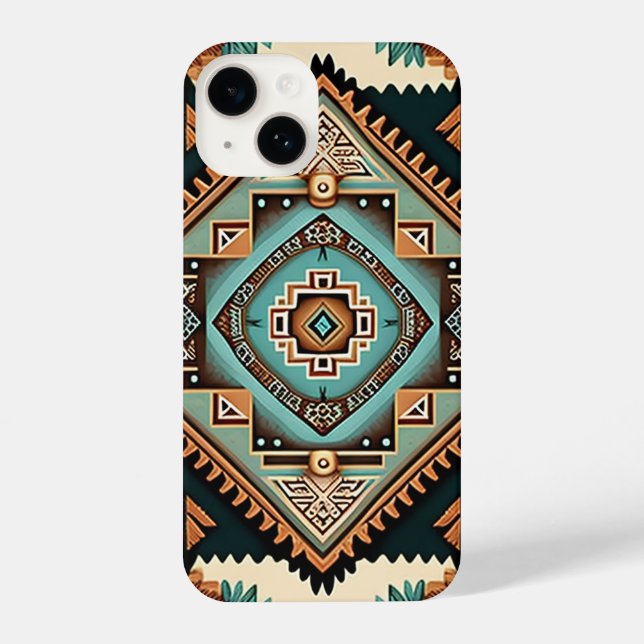 Western Boho Pattern iPhone Case (Back)