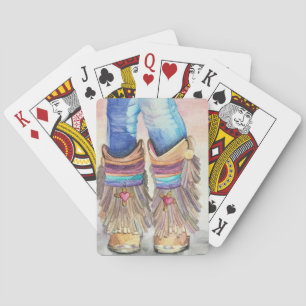 Western Boots Playing Cards