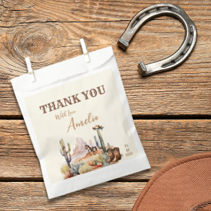 Western Boy A Little Cowboy Rustic Baby Shower Favour Bags