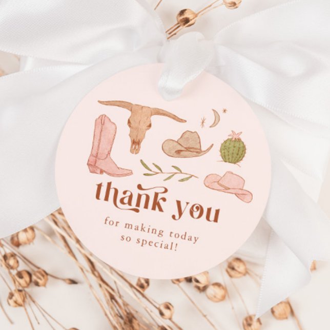 Western Bridal Shower Favour Tags (Creator Uploaded)