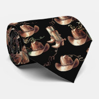 Western Bronze Cowboy Hats Boots Ropes 