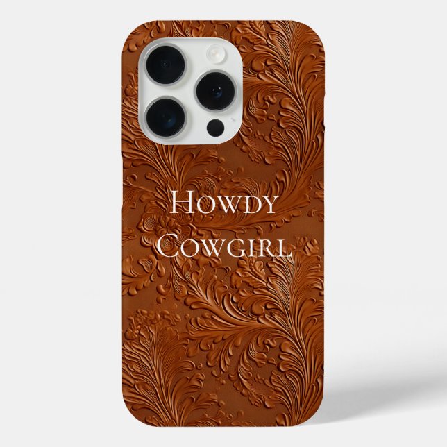Western Brown Bohemian Art Case-Mate iPhone Case (Back)