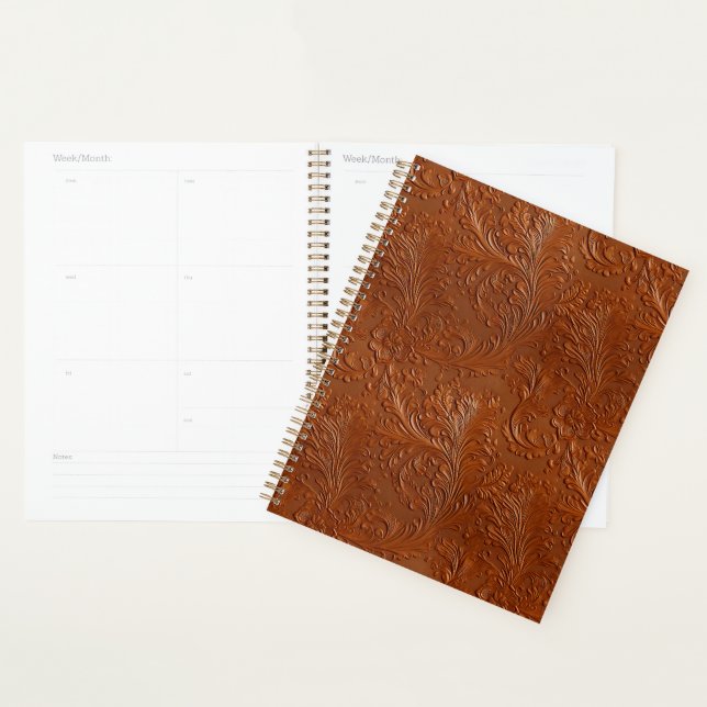 Western Brown Bohemian Art Planner (Display)