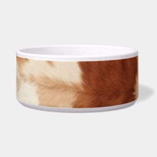 Western Brown Cream Animal Cowhide