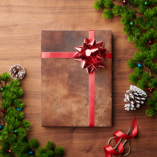 Western Brown Howdy Cowboy Brown  Wrapping Paper