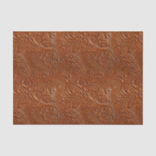 Western Brown Tan Bohemian Art Tissue Paper