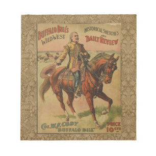 Western Buffalo Bill Wild West Notepad