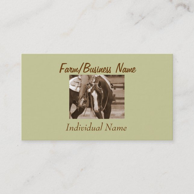 Western Business Card (Front)