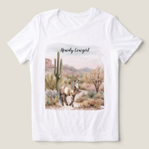 Western Cactus Horse Tri-Blend Shirt