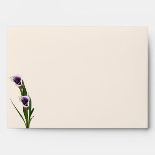 Western Calla Lily Posh Wedding Envelope