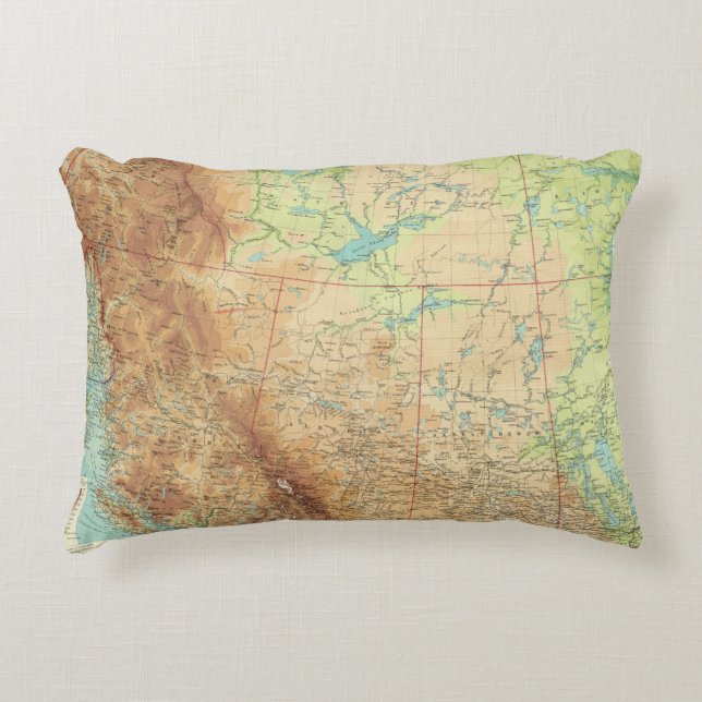 Western Canada Decorative Cushion (Front)