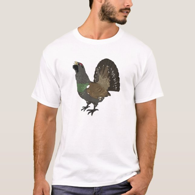 Western capercaillie (bird) T-Shirt (Front)