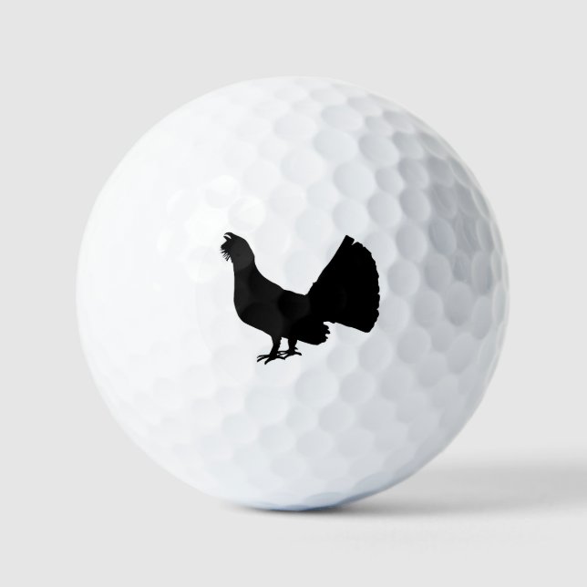 Western capercaillie golf balls (Front)