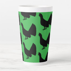 Western capercaillie latte mug