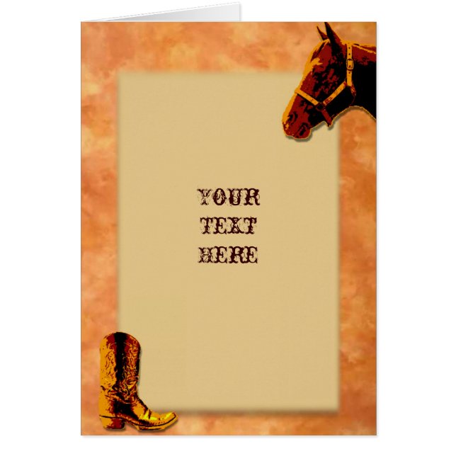 Western Card (Front)