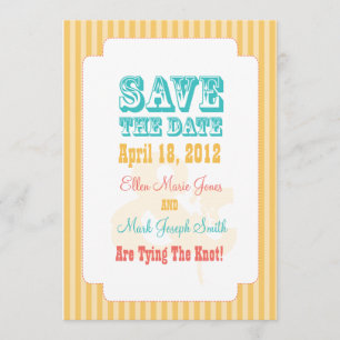 Western Carnival - Save The Date Yellow
