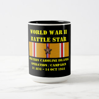 Western Caroline Islands Operation Campaign Two-Tone Coffee Mug