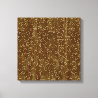 Western Cattle Brands Canvas Print