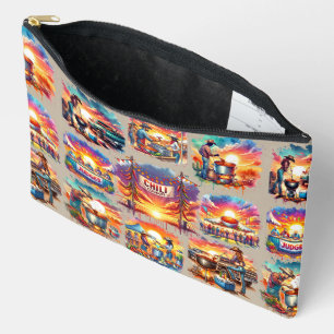 Western Chilli Cookoff Scenes 1 Accessory Pouch