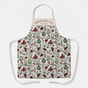 Western Christmas Baking Crew Apron
