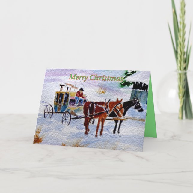 Western Christmas Card (Front)