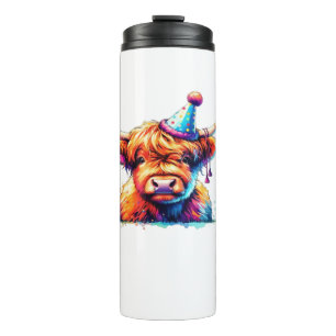 Western Christmas Cow Essential T-Shirt Thermal Tumbler