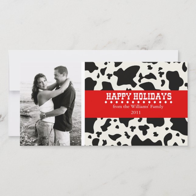 Western Christmas Holiday Card (Front)